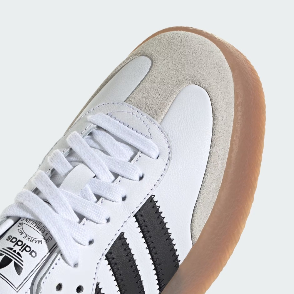 adidas Sambae White Black Originals JI1349 Shoes Women's Size 6.5 New - Picture 6 of 8